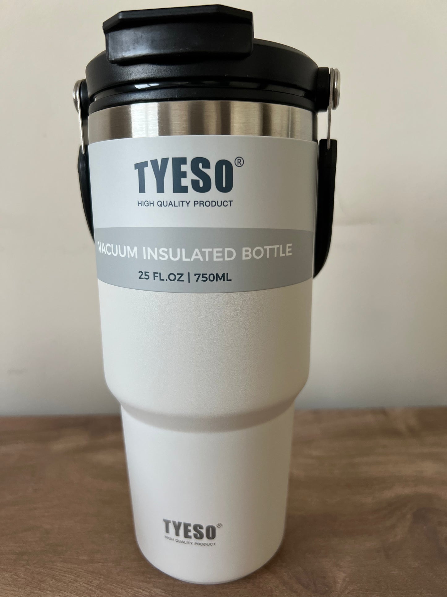Vaso Térmico Tyeso 750 ML de Acero Inoxidable 2 En 1 - Stainless