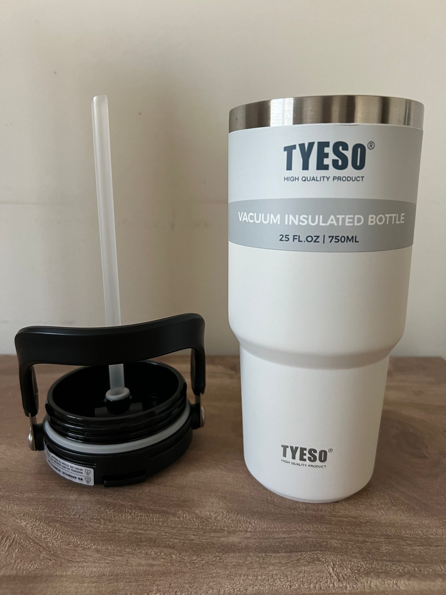 Vaso Térmico Tyeso 750 ML de Acero Inoxidable 2 En 1 - Stainless