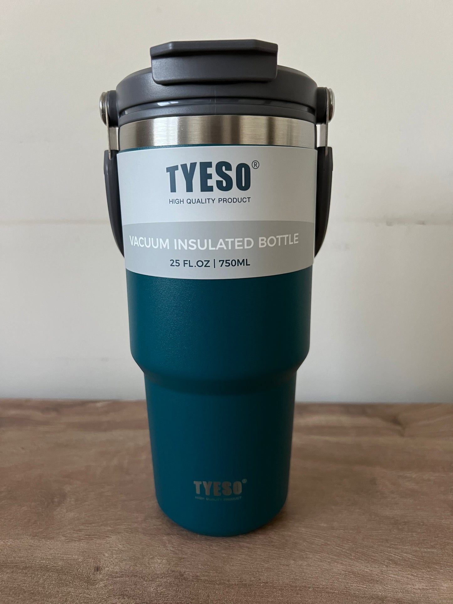 Vaso Térmico Tyeso 750 ML de Acero Inoxidable 2 En 1 - Stainless