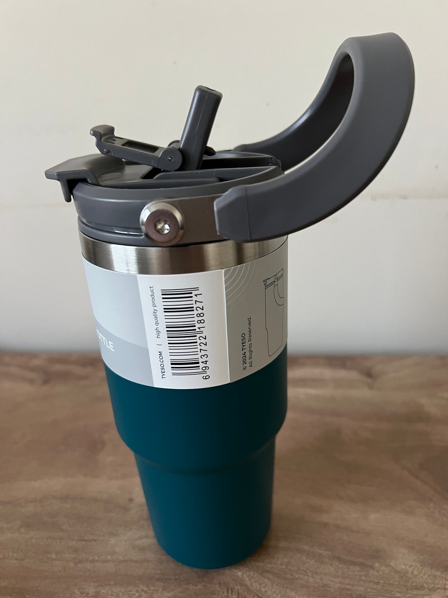 Vaso Térmico Tyeso 750 ML de Acero Inoxidable 2 En 1 - Stainless