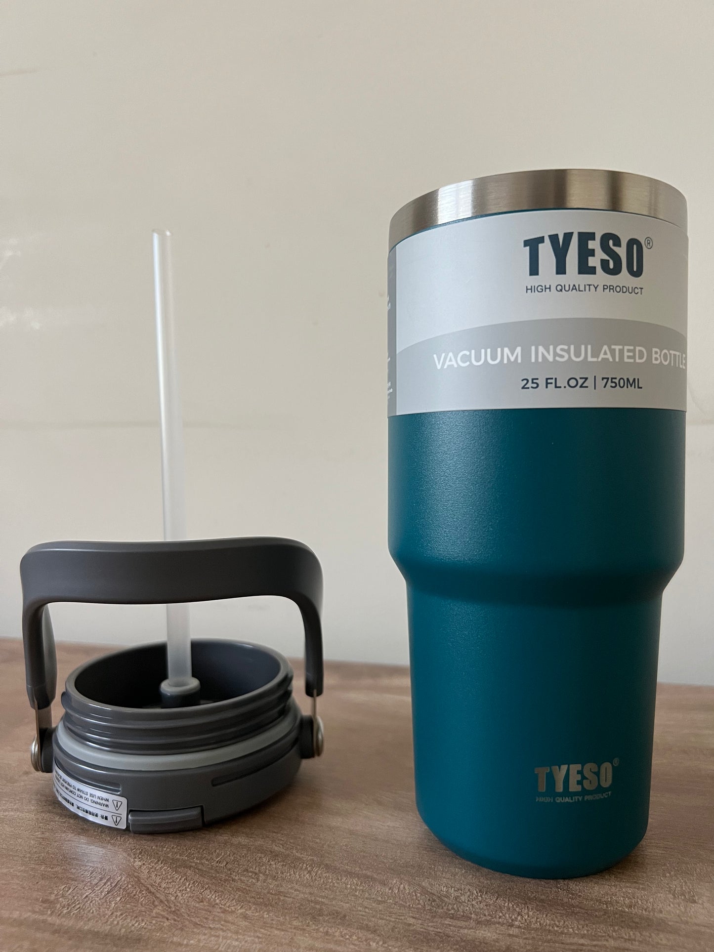Vaso Térmico Tyeso 750 ML de Acero Inoxidable 2 En 1 - Stainless