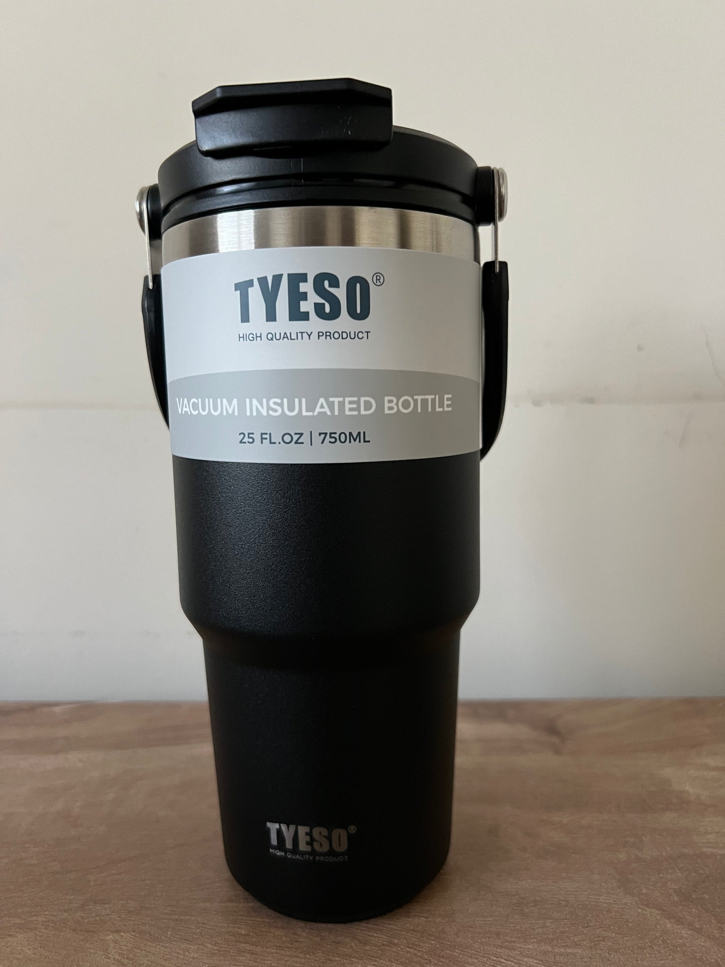 Vaso Térmico Tyeso 750 ML de Acero Inoxidable 2 En 1 - Stainless