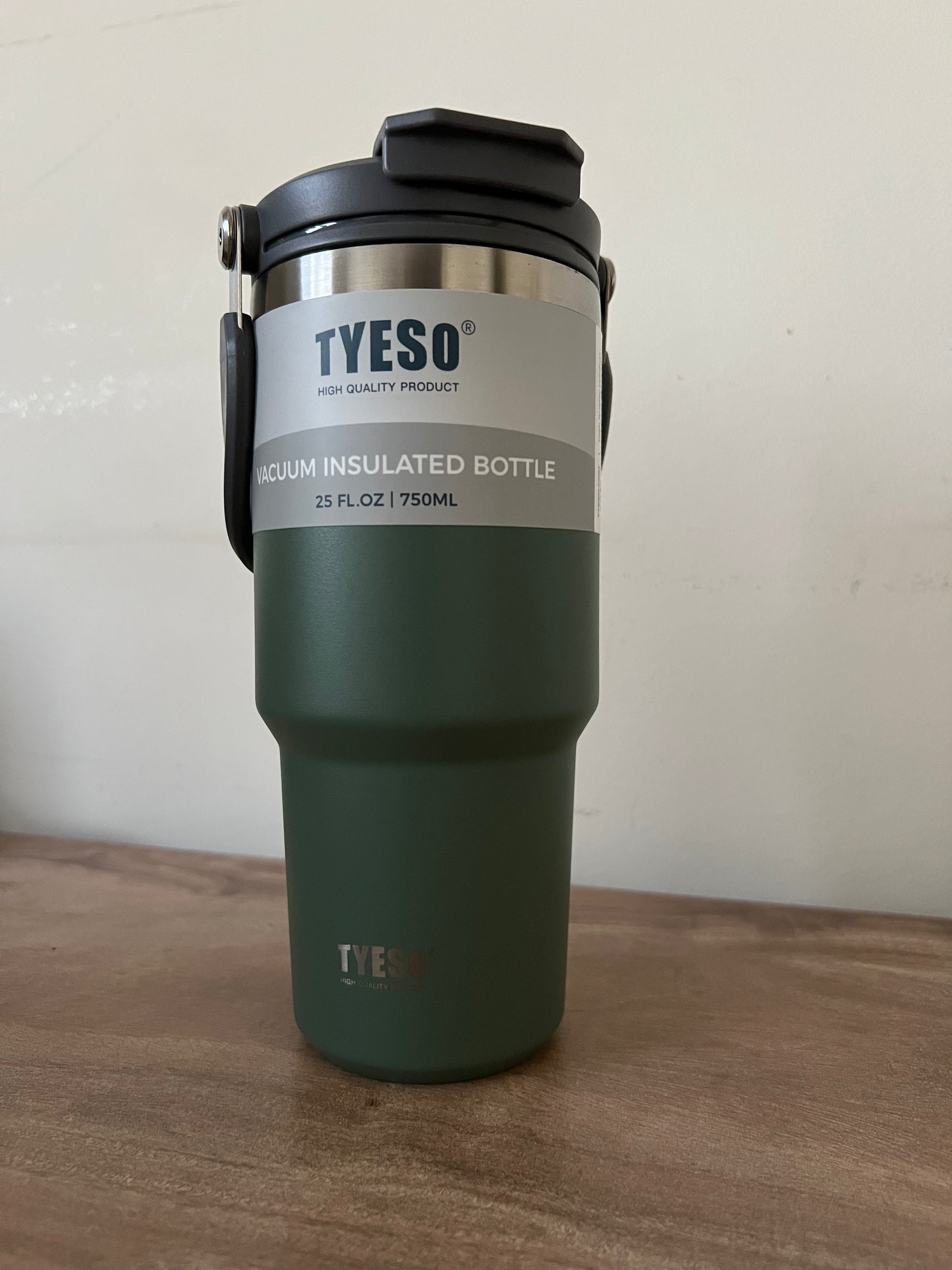 Vaso Térmico Tyeso 750 ML de Acero Inoxidable 2 En 1 - Stainless