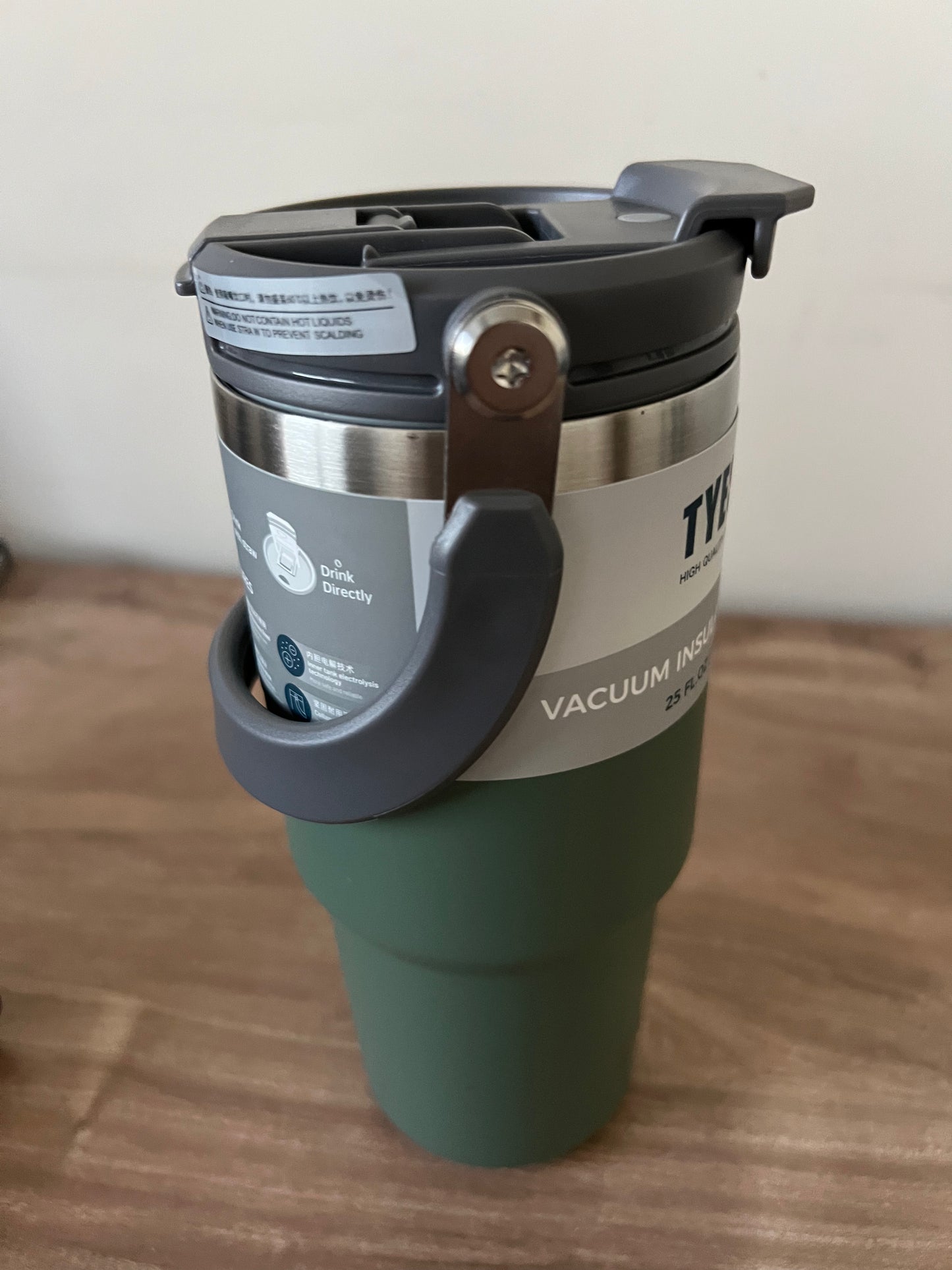 Vaso Térmico Tyeso 750 ML de Acero Inoxidable 2 En 1 - Stainless