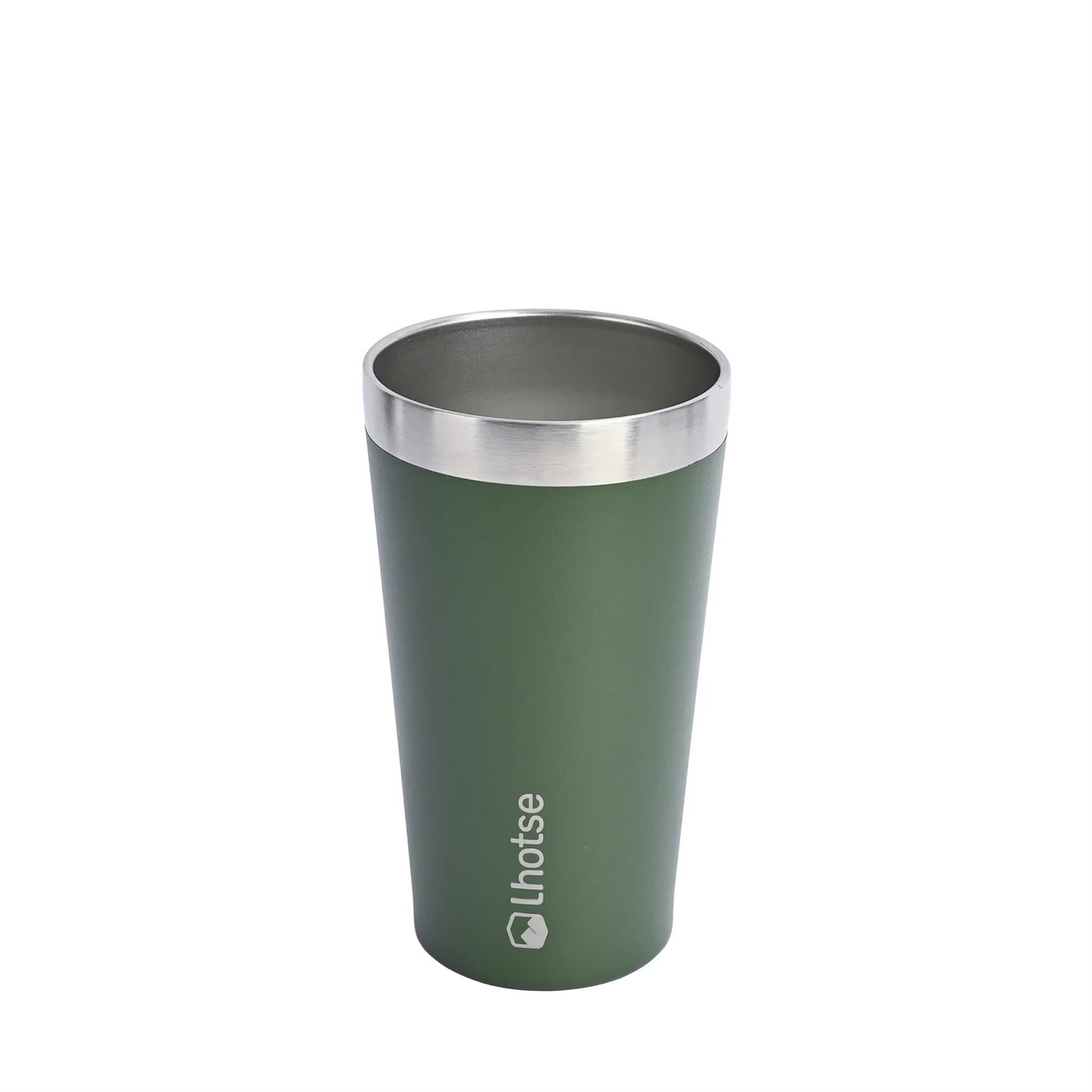 Vaso térmico Lhotse verde 480ml vista frontal